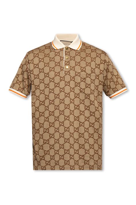 gucci collar shirts|gucci monogram polo shirt.